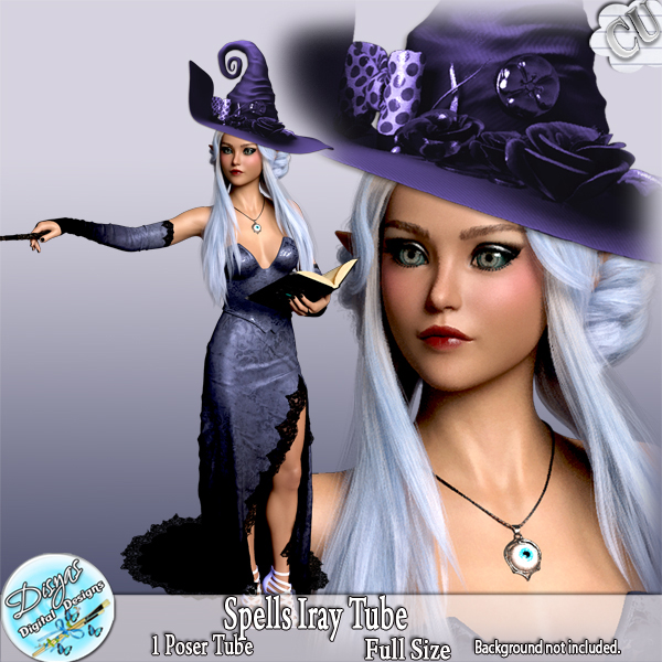 SPELLS IRAY POSER TUBE CU - FS by Disyas - Click Image to Close